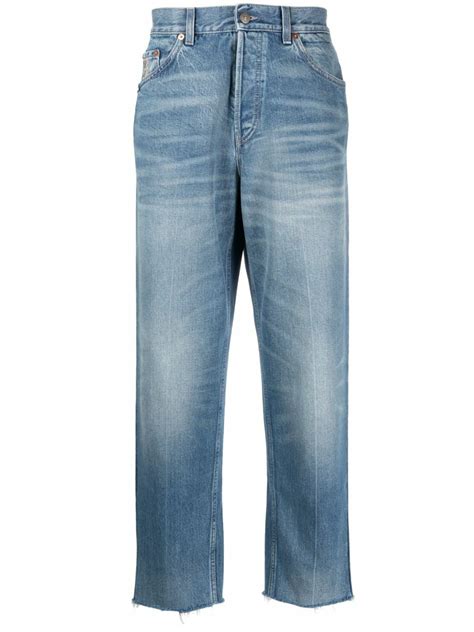 gucci designer jeans en broeken|gucci denim jeans.